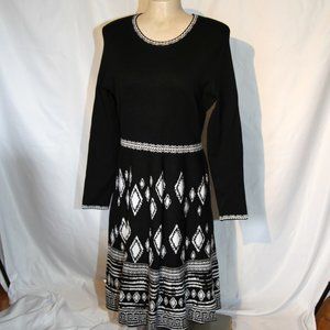 NWT black & white dress